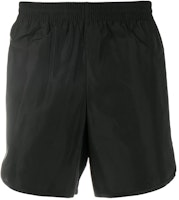 Balenciaga SS21 Black Elastic Waist Logo Shorts 626841TYD361000 Balenciaga SS21 Black Elastic Waist Logo Shorts 626841TYD361000