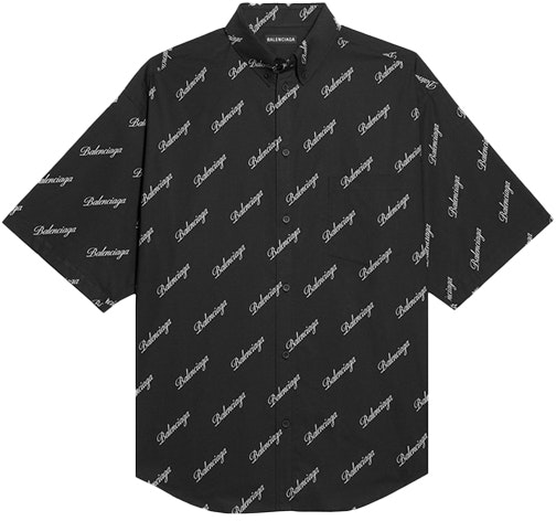 balenciaga-ss-21-black-logo-print-short-sleeve-shirt-647354-tjly-71070