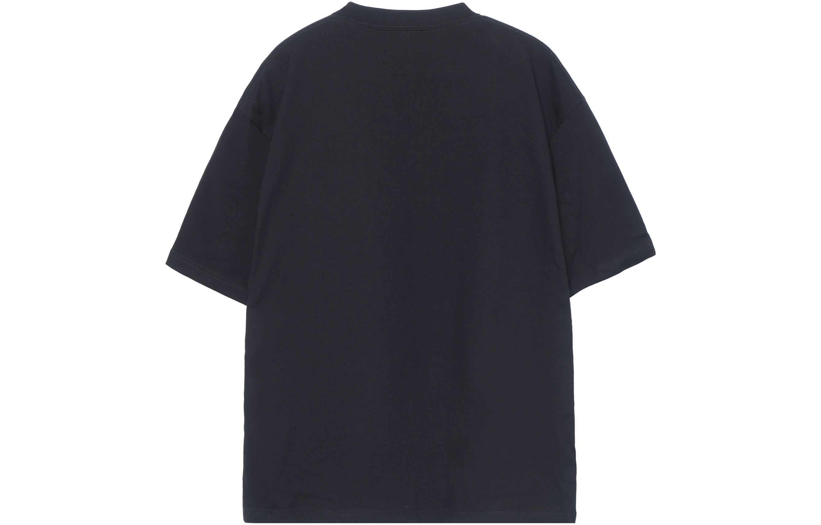 Balenciaga SS21 Letter Logo Print Black Casual T-Shirt Regular Fit. 612966TIV541070 圖 3