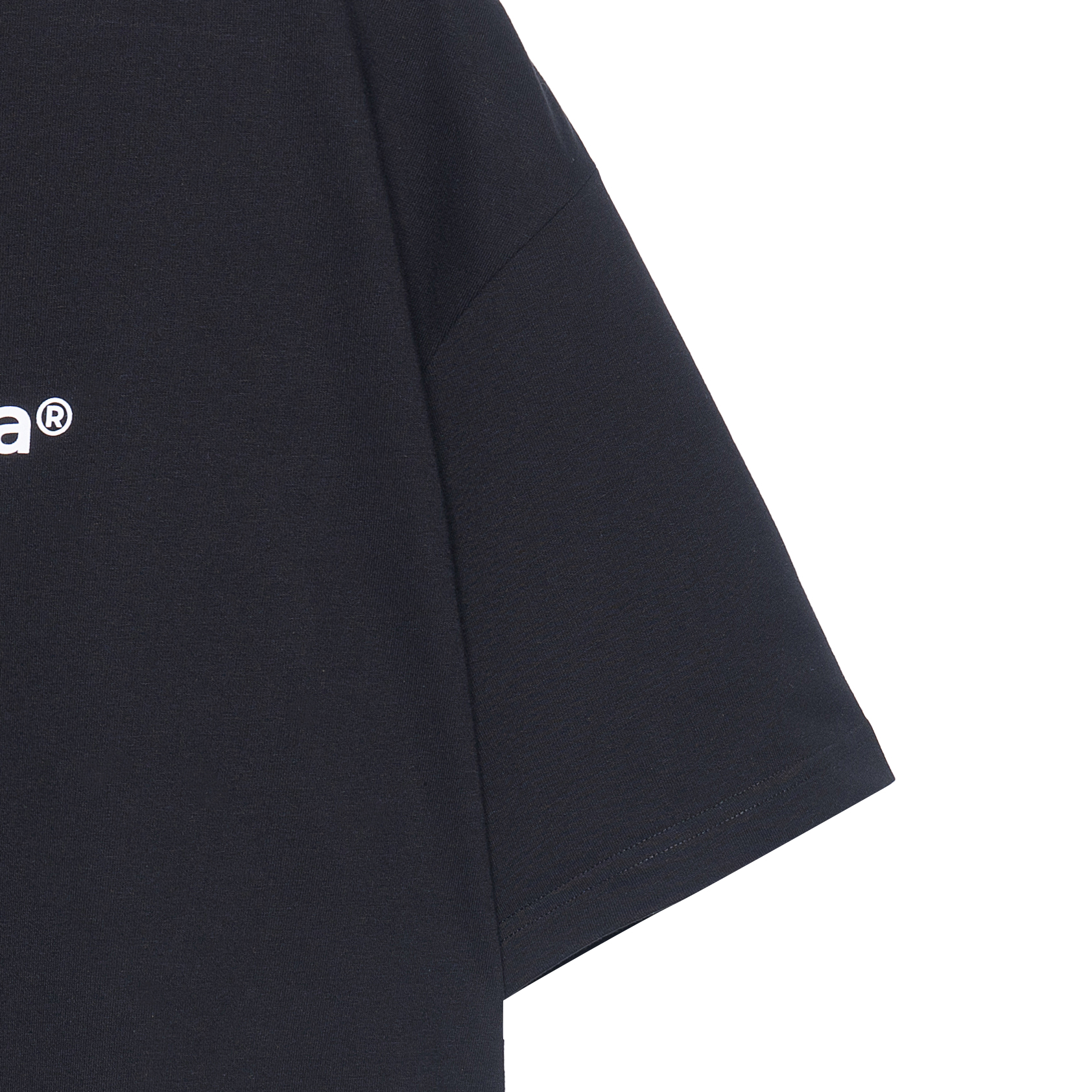 Balenciaga SS21 Letter Logo Print Black Casual T-Shirt Regular Fit. 612966TIV541070 圖 6