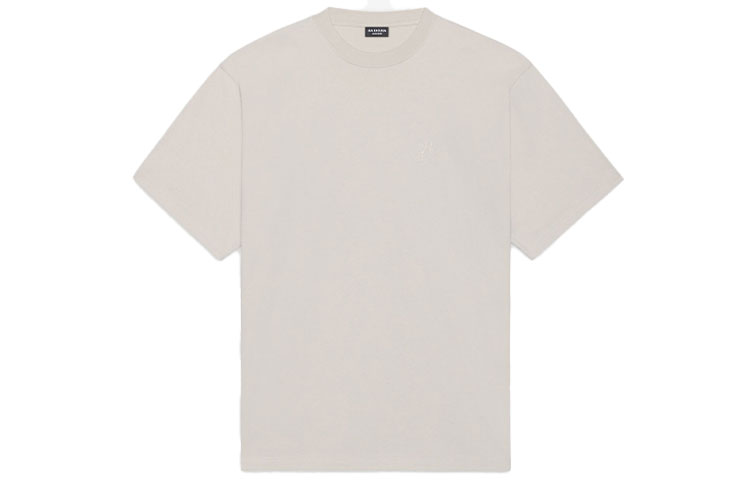 Balenciaga SS21 Lightweight Grey Short Sleeve T-Shirt . 651795TKVA92966