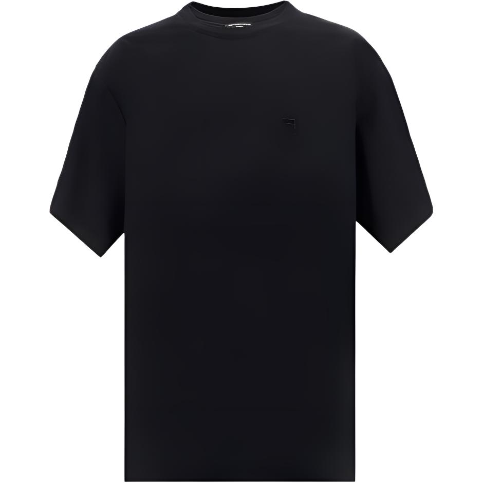 Balenciaga SS21 Logo Print Crewneck T-Shirt Black 657059TKV901069