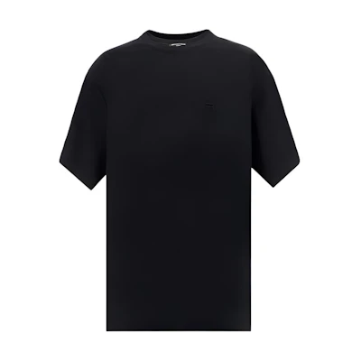 Balenciaga SS21 Logo Print Crewneck T-Shirt Black 657059TKV901069