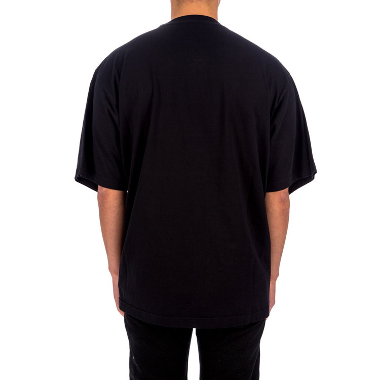 Purchase 巴黎世家 SS21 标志印花黑色圆领T恤 657059TKV901069