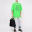 Lookbook Balenciaga SS21 Multilingual Text Graphic T-Shirt Unisex Green. 641614TJVI34162