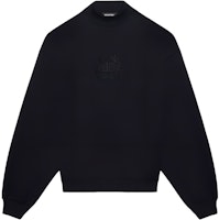 Balenciaga SS21 Thick Fleece Crewneck Sweatshirt Black (). 656999TKV741069 Balenciaga SS21 Thick Fleece Crewneck Sweatshirt Black (). 656999TKV741069