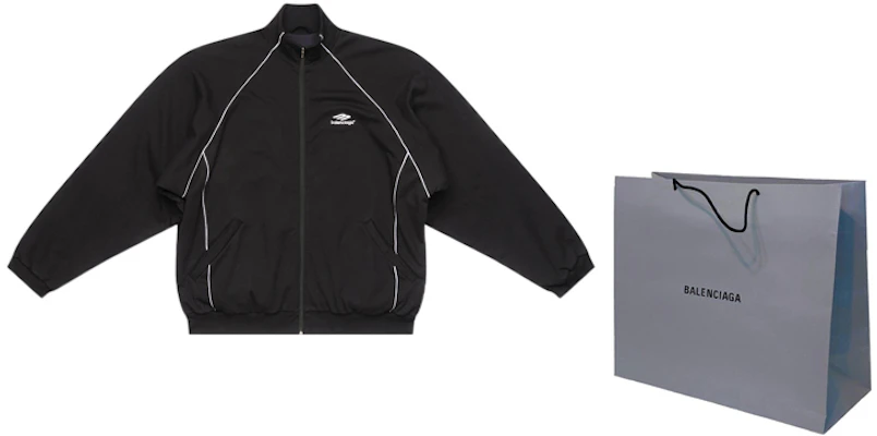 Balenciaga SS22 Jaket High Neck Logo 3B Unisex Hitam 697954TMVA61000 Shop Balenciaga SS22 Jaket High Neck Logo 3B Unisex Hitam 697954TMVA61000