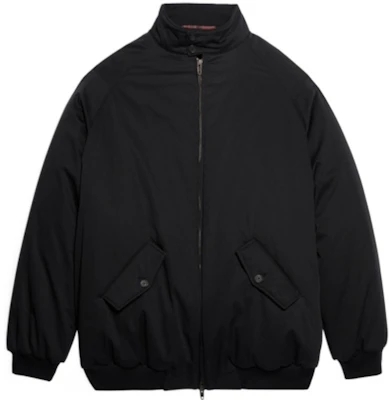 巴黎世家SS22黑色宽松版型长袖哈灵顿飞行员夹克. 681418TBP018065 Order 巴黎世家SS22黑色宽松版型长袖哈灵顿飞行员夹克. 681418TBP018065