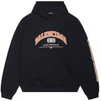 Balenciaga SS22 Black Letter Printed Hoodie Pullover Long Sleeve. 674986TLVJ21074 Balenciaga SS22 Black Letter Printed Hoodie Pullover Long Sleeve. 674986TLVJ21074