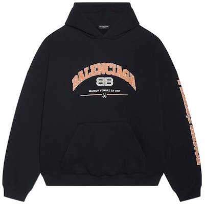 Balenciaga SS22 Hoodie Hitam Lengan Panjang Cetakan Huruf. 674986TLVJ21074 Buy Balenciaga SS22 Hoodie Hitam Lengan Panjang Cetakan Huruf. 674986TLVJ21074