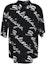 Buy Balenciaga SS22 Black Logo Print Loose Fit Short Sleeve Shirt. 681813TML131070
