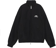 Balenciaga SS22 Black Logo Zip-Up Track Jacket. 704505TKO481000 Balenciaga SS22 Black Logo Zip-Up Track Jacket. 704505TKO481000