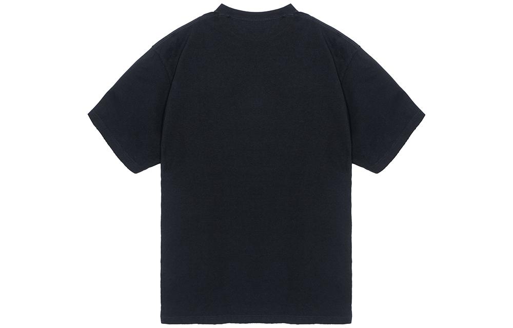 Lookbook Balenciaga SS22  Black Printed Logo Crew Neck T-Shirt 681045TLVN11070