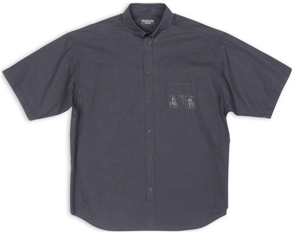 balenciaga-ss-22-dark-gray-letter-print-short-sleeve-shirt-regular-fit-703846-tyb-181270