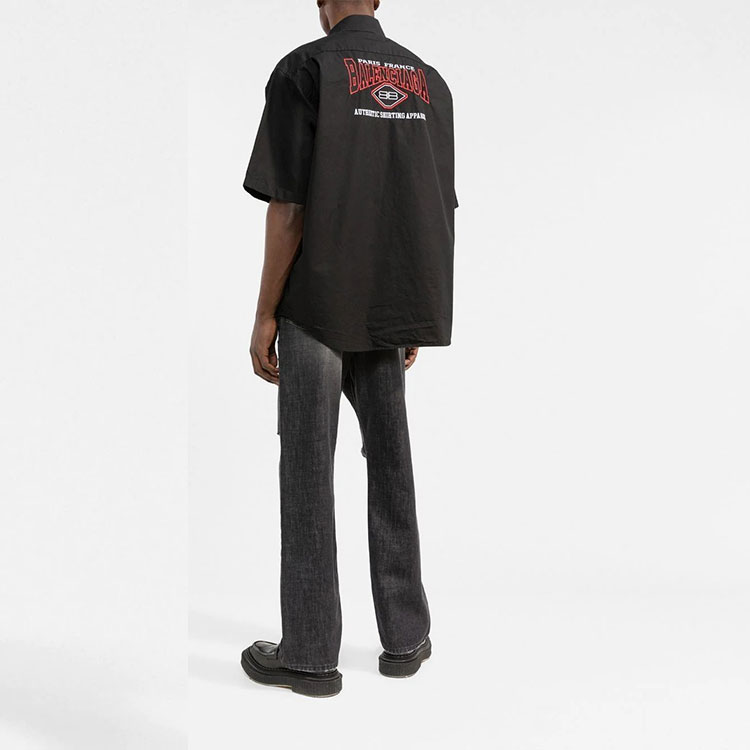 Shop 巴黎世家 SS22 做旧紧身牛仔裤 黑色 697834TXE060107