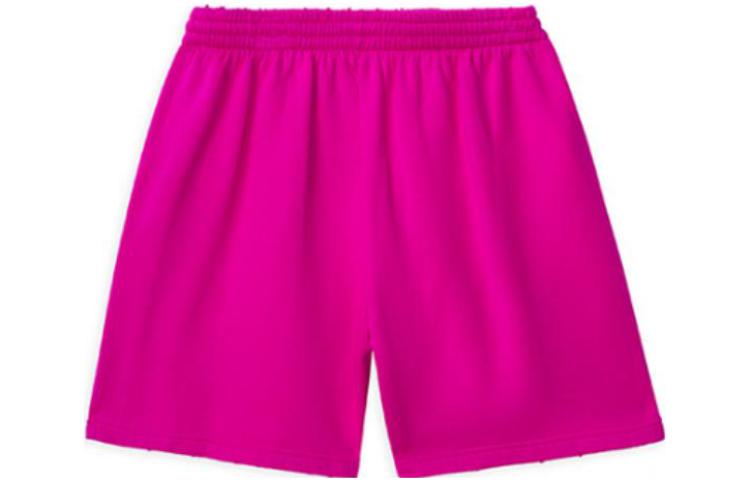 Lookbook Balenciaga SS22  Embroidered Pink Elastic Waist Casual Shorts. 676137TMVM50684