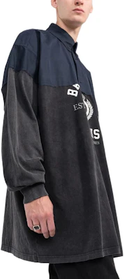 Balenciaga SS22 灰色宽松字母印花长袖休闲衬衫 698226TMV981000 Purchase Balenciaga SS22 灰色宽松字母印花长袖休闲衬衫 698226TMV981000