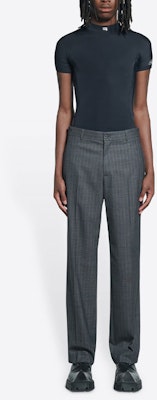 발렌시아가 SS22 그레이 웰시 체크 캐주얼 팬츠. 675406TGT151240 Shop 발렌시아가 SS22 그레이 웰시 체크 캐주얼 팬츠. 675406TGT151240