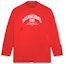 Order Balenciaga SS22 Loose Fit Logo Solid Color Long Sleeve Tee. 681046TLVJ10644