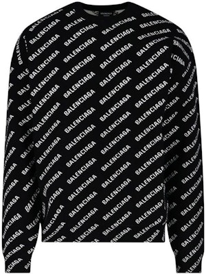 발렌시아가 SS22 오버사이즈 레터 크루넥 스웨터 블랙 702952T32331070 Buy 발렌시아가 SS22 오버사이즈 레터 크루넥 스웨터 블랙 702952T32331070