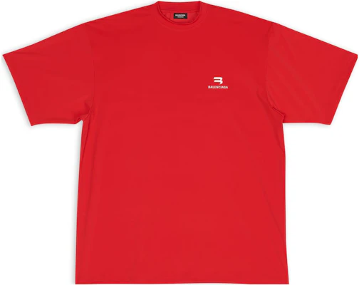 Balenciaga SS22 紅色Logo圓領T恤 6570274B8B16400 Order Balenciaga SS22 紅色Logo圓領T恤 6570274B8B16400