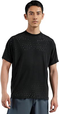 발렌시아가 SS22 솔리드 컬러 홀로우 아웃 반팔 티셔츠 블랙 694576TMVD41000 Purchase 발렌시아가 SS22 솔리드 컬러 홀로우 아웃 반팔 티셔츠 블랙 694576TMVD41000