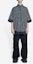 Shop Balenciaga SS22 Striped Poplin Short Sleeve Shirt Black. 690394TJM191269