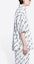 Details for Balenciaga SS22 White Letter Print Short Sleeve Button-Up Shirt Regular Fit 681702TLLJ49040