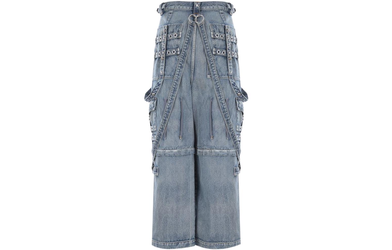 Balenciaga SS22  Zip Denim Jeans Blue 【Cardi B Inspired】 681693TJW604012 圖 3