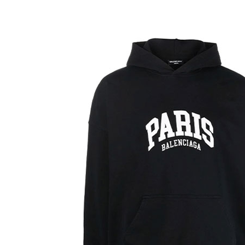 Balenciaga SS22 Black Colorblock Logo Embroidered Sweatshirt Unisex Regular Fit. 674986TLVL81070 圖 7