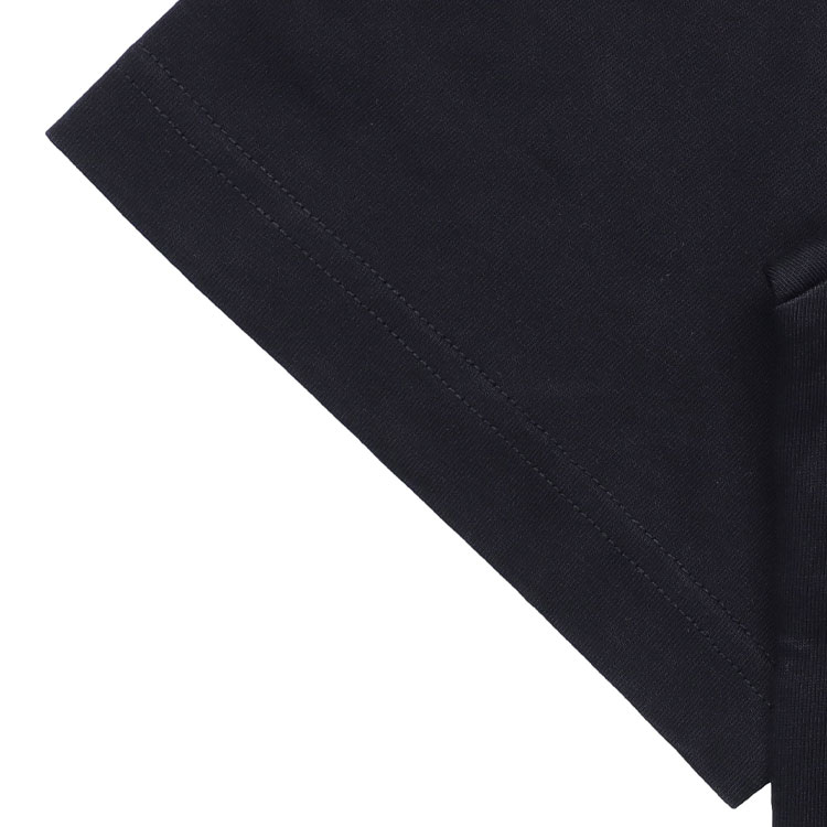 Cheap バレンシアガ SS22 ブラック ロゴプリント クルーネック Tシャツ レギュラーフィット 612966TLVL71070