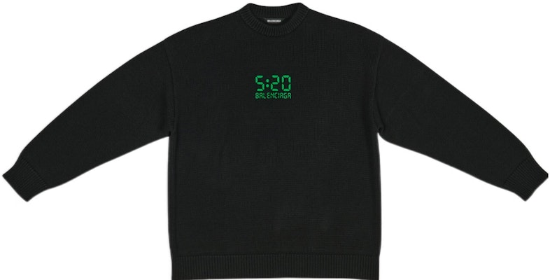 バレンシアガ SS22 ブラック ユニセックス クルーネック スウェットシャツ デジタルプリント. 705146T32541000 Order バレンシアガ SS22 ブラック ユニセックス クルーネック スウェットシャツ デジタルプリント. 705146T32541000