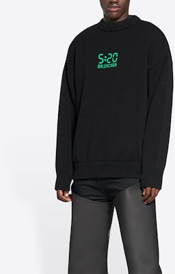 バレンシアガ SS22 ブラック ユニセックス クルーネック スウェットシャツ デジタルプリント. 705146T32541000 Shop バレンシアガ SS22 ブラック ユニセックス クルーネック スウェットシャツ デジタルプリント. 705146T32541000