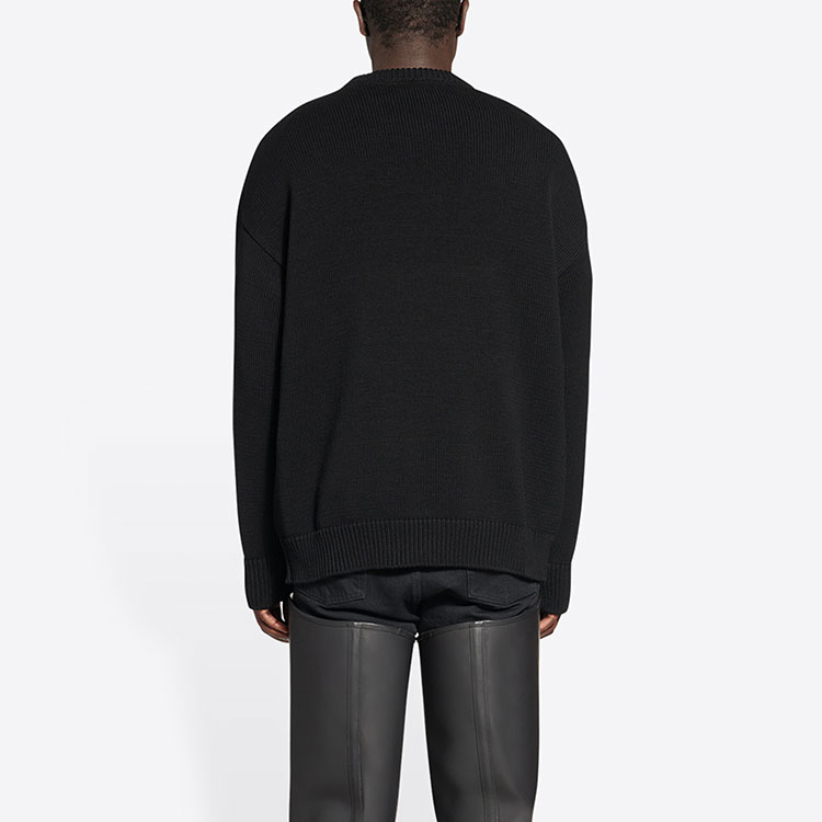 Details for バレンシアガ SS22 ブラック ユニセックス クルーネック スウェットシャツ デジタルプリント. 705146T32541000