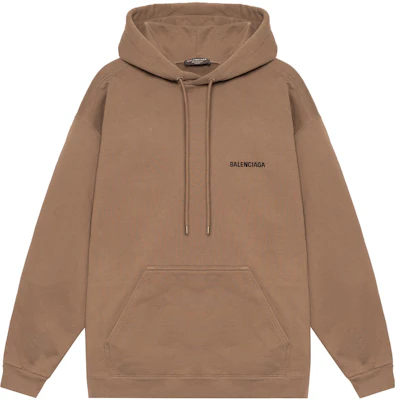 Balenciaga SS22 Brown Logo Print Hoodie Casual Sweatshirt. 600583TMVF57761 Order Balenciaga SS22 Brown Logo Print Hoodie Casual Sweatshirt. 600583TMVF57761