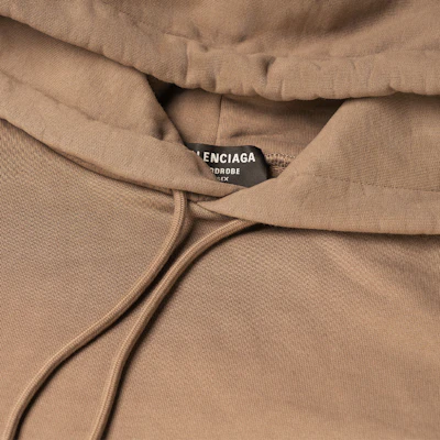 Balenciaga SS22 Brown Logo Print Hoodie Casual Sweatshirt. 600583TMVF57761 Purchase Balenciaga SS22 Brown Logo Print Hoodie Casual Sweatshirt. 600583TMVF57761
