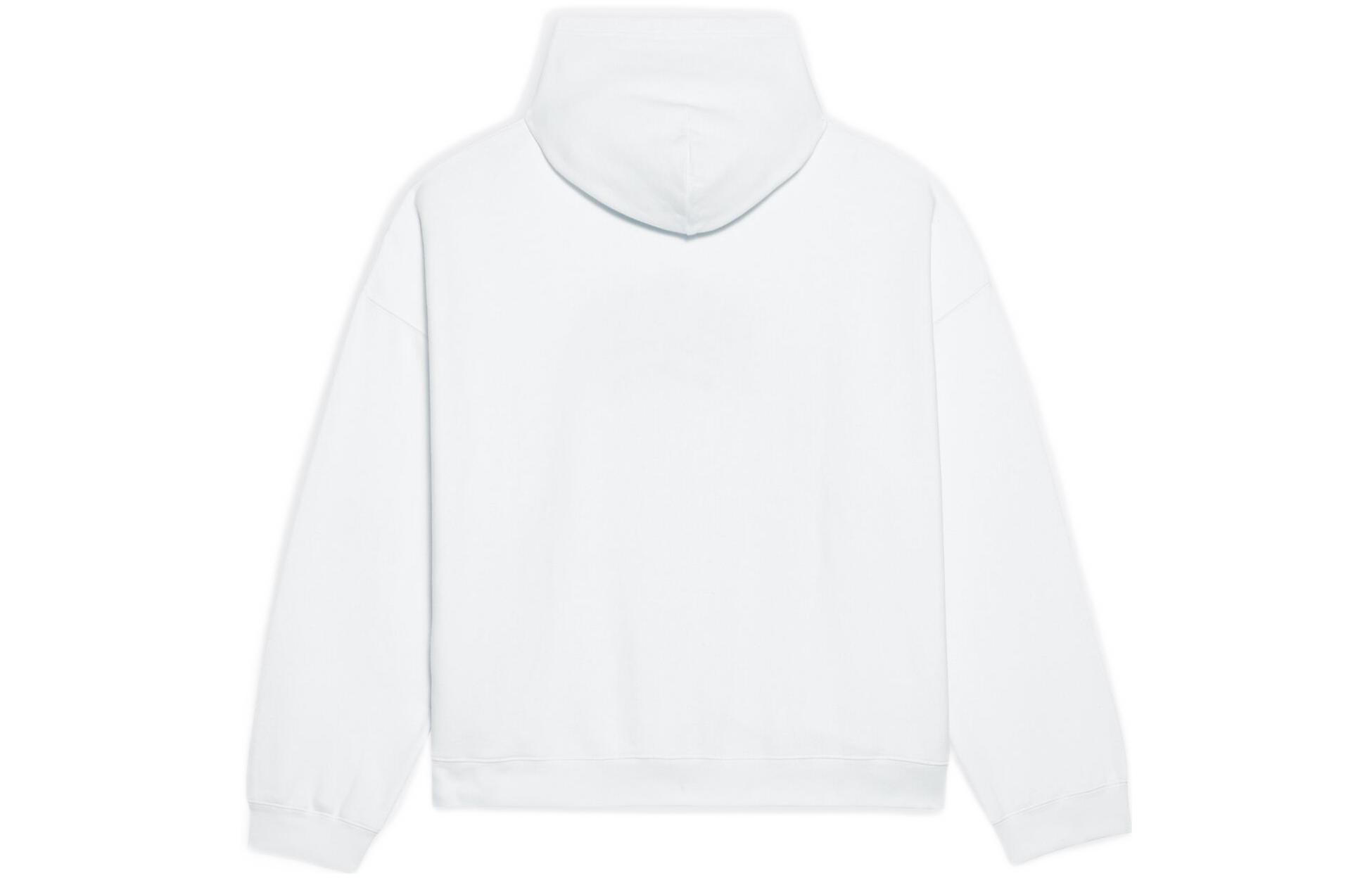 Lookbook 巴黎世家SS22城市系列Logo印花白色寬版連帽衫男裝 674986TLVL89040