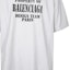 Details for Balenciaga SS22 Baju T-Shirt Lelaki Logo Cetak Oversized Rekaan Team. 641675TMVH89012