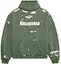 Buy Balenciaga SS22 Destroyed Logo Print Hoodie Green Oversized Fit. 659403TKVB63011