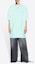 Shop Balenciaga SS22 Distressed Solid Crewneck Tee Mint Green T-Shirt. 681314TLVN10306