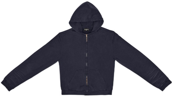 Balenciaga SS22 破壞風拉鍊衛衣 黑色 標準版型 697949TMVC21151 Buy Balenciaga SS22 破壞風拉鍊衛衣 黑色 標準版型 697949TMVC21151