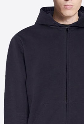 Balenciaga SS22 破壞風拉鍊衛衣 黑色 標準版型 697949TMVC21151 Sizing Balenciaga SS22 破壞風拉鍊衛衣 黑色 標準版型 697949TMVC21151