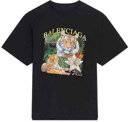 Balenciaga SS22 FBI Graphic Printed Black Double-Sided T-Shirt Men 681467TLVM54084 Buy Balenciaga SS22 FBI Graphic Printed Black Double-Sided T-Shirt Men 681467TLVM54084