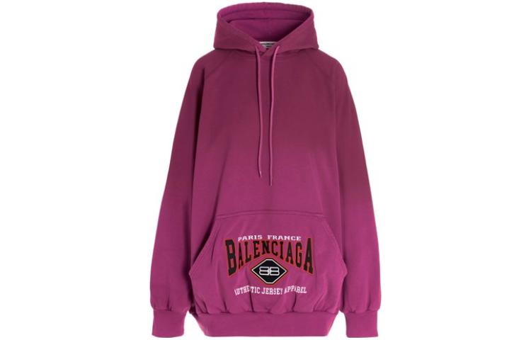 Order Balenciaga Sudadera Rosa Hombre Oversize Bordada Logo Degradado SS22 697879TMVB10556