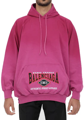 Balenciaga Sudadera Rosa Hombre Oversize Bordada Logo Degradado SS22 697879TMVB10556 Shop Balenciaga Sudadera Rosa Hombre Oversize Bordada Logo Degradado SS22 697879TMVB10556