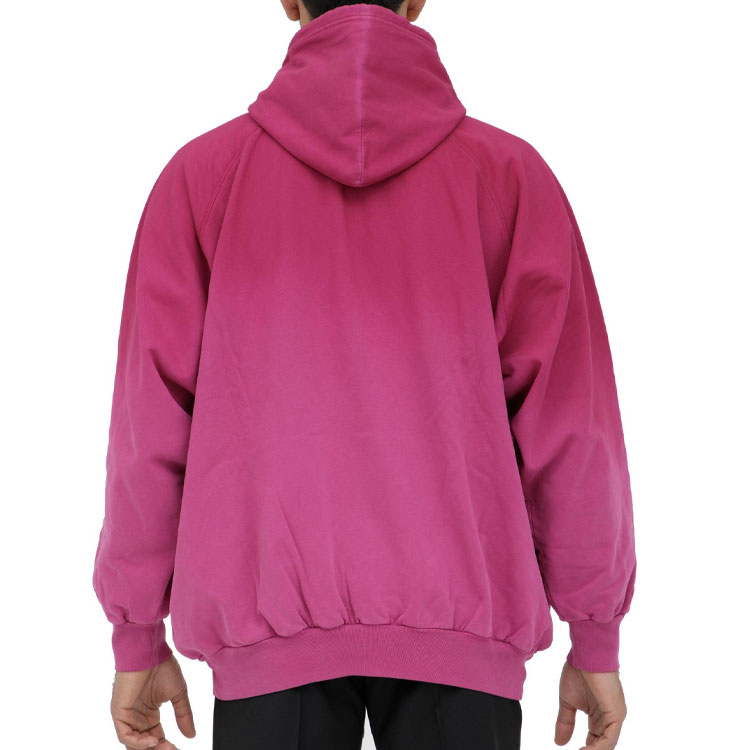 Purchase Balenciaga Sudadera Rosa Hombre Oversize Bordada Logo Degradado SS22 697879TMVB10556