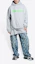 Shop 巴黎世家 SS22 灰色黏液抓绒套头衫男款 674986TLVF21203