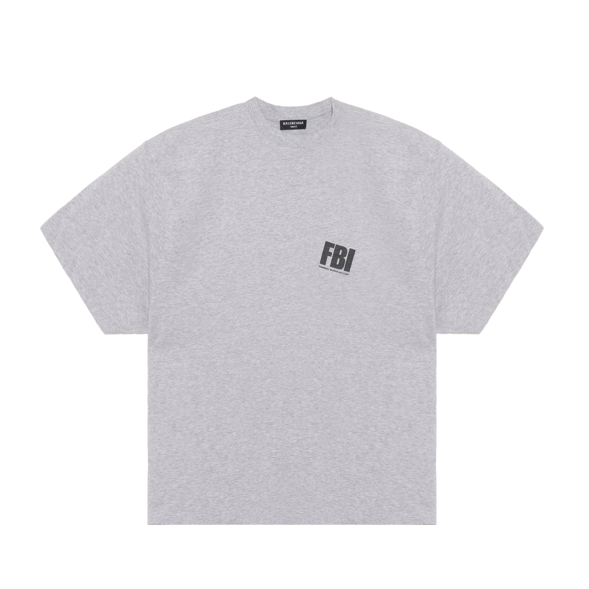 Order Balenciaga SS22 字母印花灰色圓領休閒短袖T恤 男款 681314TLVG91380