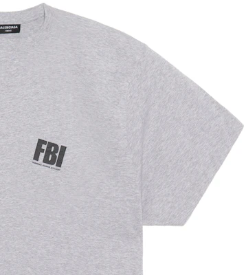 Balenciaga SS22 字母印花灰色圓領休閒短袖T恤 男款 681314TLVG91380 Details for Balenciaga SS22 字母印花灰色圓領休閒短袖T恤 男款 681314TLVG91380