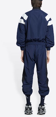 Balenciaga SS22 標誌拼色直筒運動長褲 男款 海軍藍 681254TKO484063 Purchase Balenciaga SS22 標誌拼色直筒運動長褲 男款 海軍藍 681254TKO484063